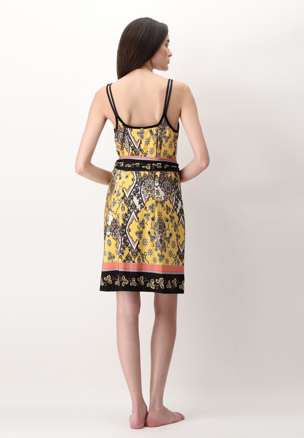 Lucrezia Strappy Dress in Viscose