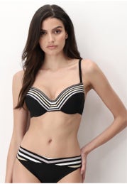 Stripes Underwired Bikini Top