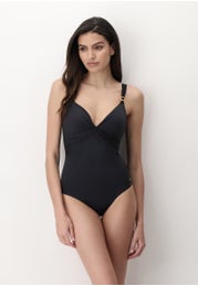 Color Underwired One-Piece Swimsuit