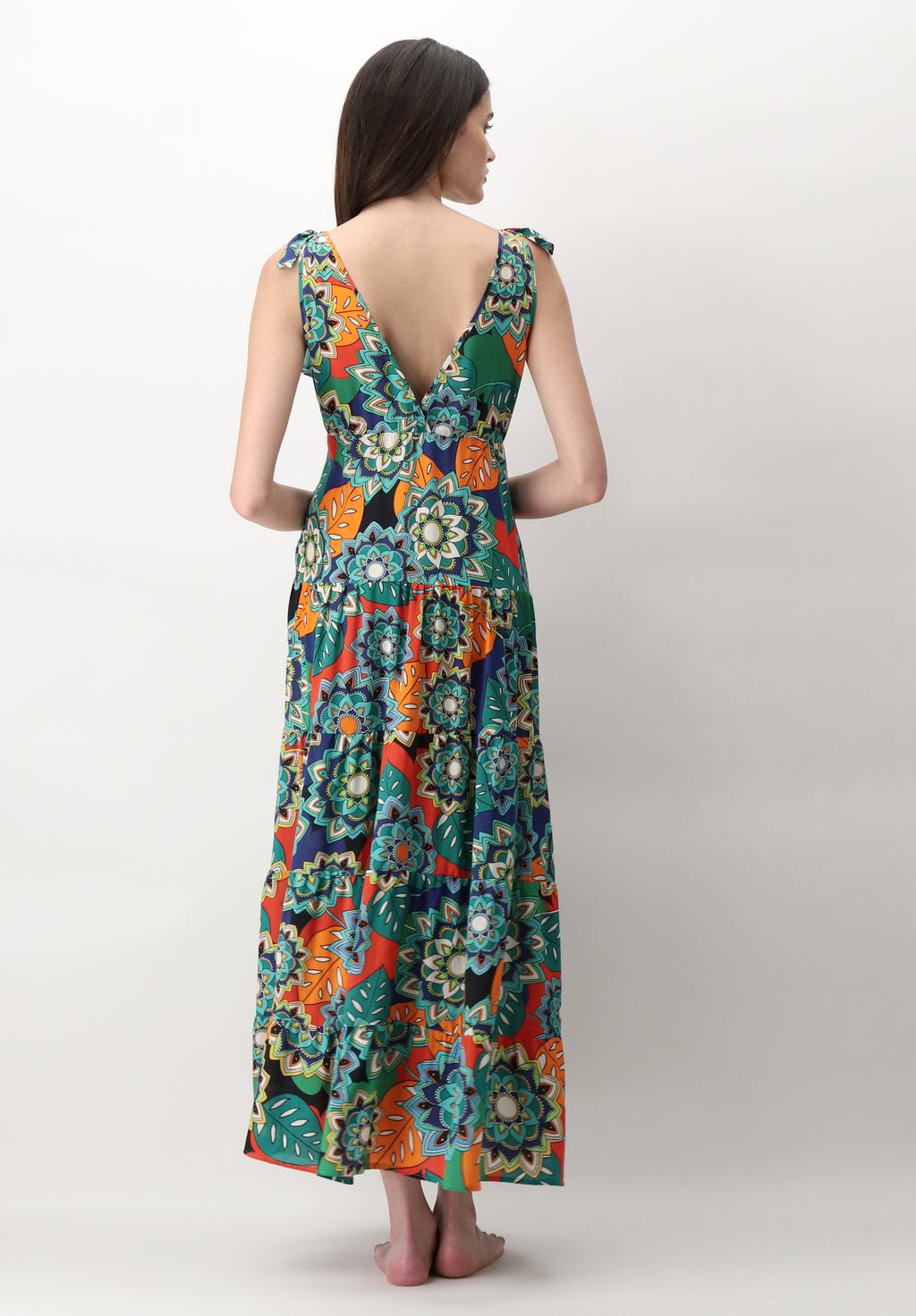 Robe longue en viscose Carnival