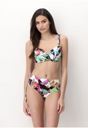 Greenwood High-Waisted Drawstring Bikini Bottoms