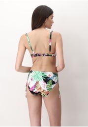 Greenwood High-Waisted Drawstring Bikini Bottoms