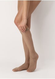 Tricot Fishnet Knee-highs