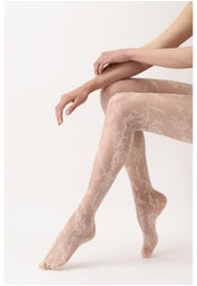 Lace Effect Sheer Tights Moony