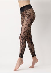 Moony Lace Effect Sheer Leggings