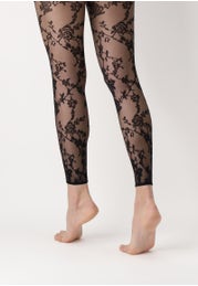 Moony Lace Effect Sheer Leggings