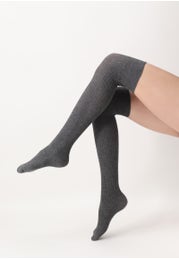 Opaque Knee-high Soft Rib