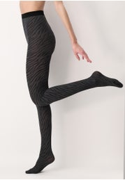 Savannah Pattern Opaque Tights