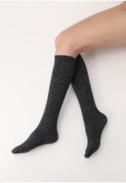 Opaque Knee Highs Fantasy Savannah