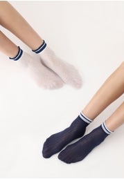 Twins Nicer Cotton Sneaker Socks in a Bipack