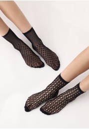 Chaussettes résille Twins Mesh Bipack