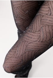 Sheer Tights and Elegant Leaves Lux 30