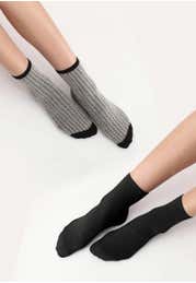 Socken aus Viskose Twins Two Chance Doppelpack