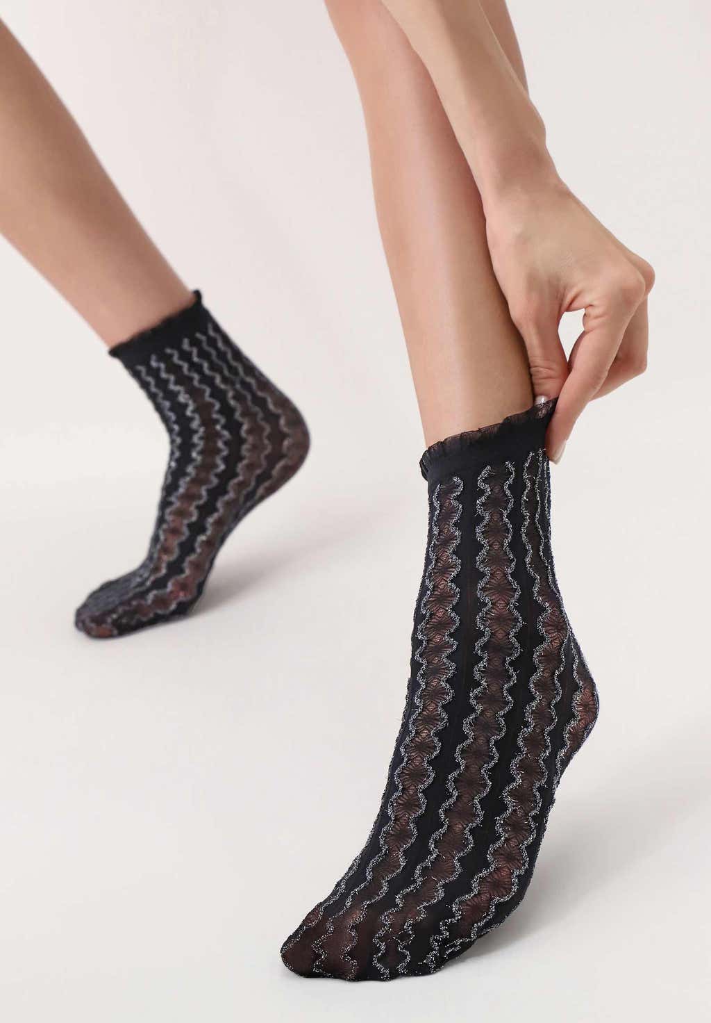 Chaussettes opaques Shiny Decor