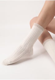 Jasmine Socken aus Wolle und Baumwolle
