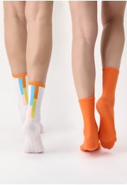 Chaussettes Bootie Twins Color Block Bipack