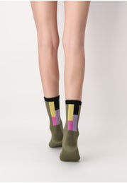 Twins Combine Colors Bootie Sock Bipack