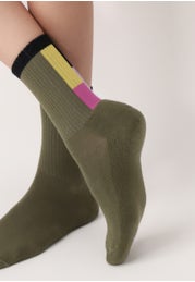 Twins Combine Colors Bootie Sock Bipack