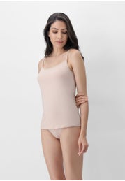 Thin Shoulder Tank Top in Stretch Modal Perfect Line