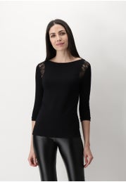 3/4 Sleeve Jersey Essential Lace