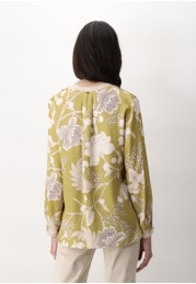 Flowers Printed Viscose Shirt