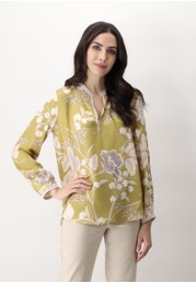 Flowers Printed Viscose Shirt