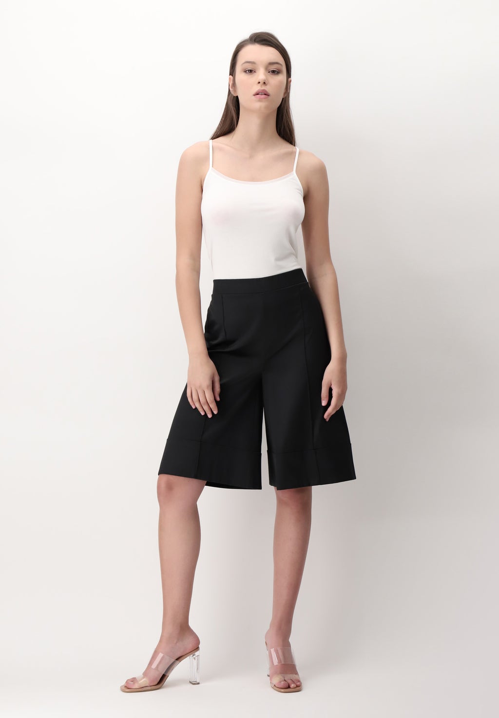 Bermuda in Raso Lucido Night Glam