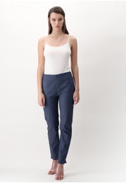 Leggings in Tessuto Elasticizzato Denim