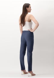 Leggings in Tessuto Elasticizzato Denim