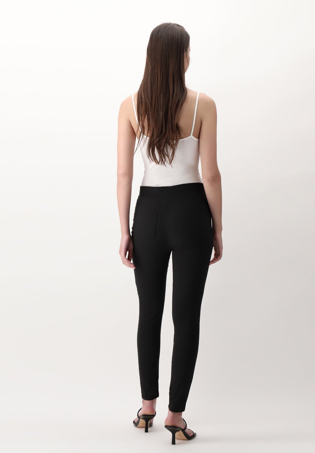 Leggings in Tessuto Elasticizzato Jacquard Graphic