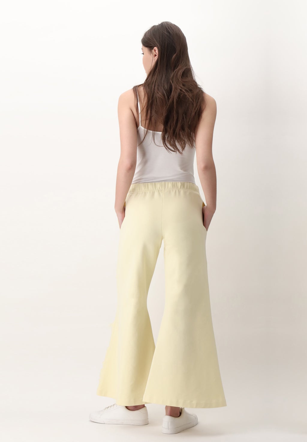 Pantalons en coton stretch Sporty Flare