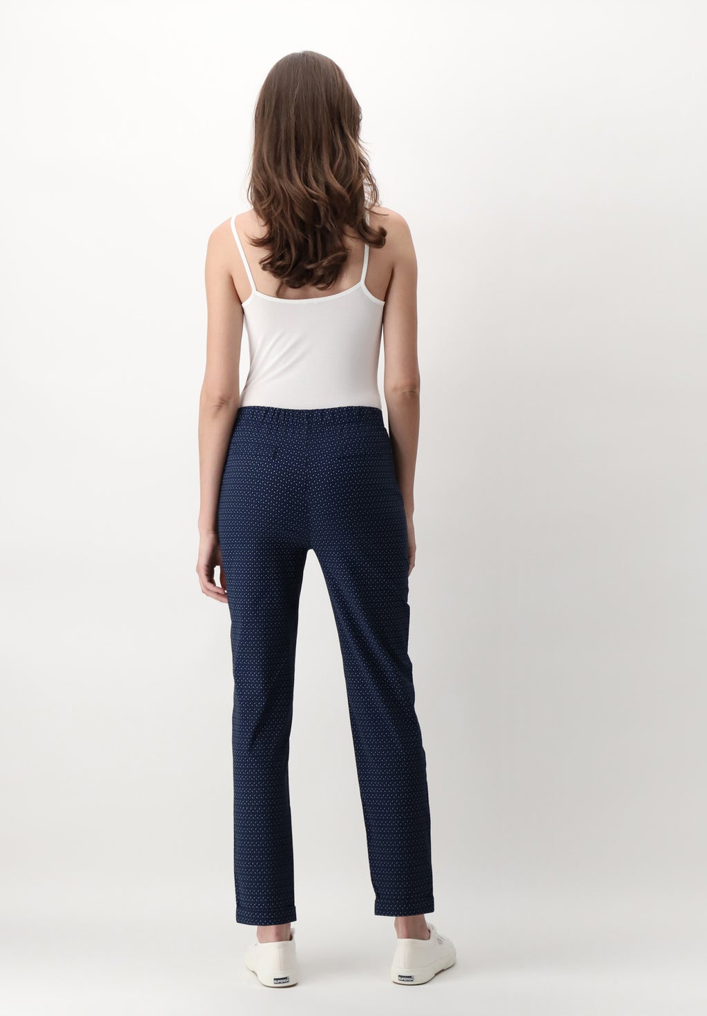 Leggings in Cotone Elasticizzato Geometric