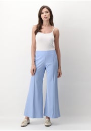 Pantalon palazzo en viscose Glamour Flare