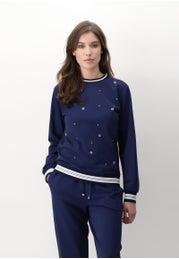 City Milano Point Fabric Crew-neck Sweatshirt