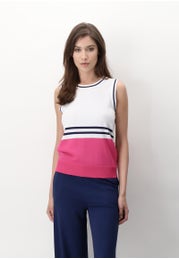 Athleisure City wide-shoulder vest