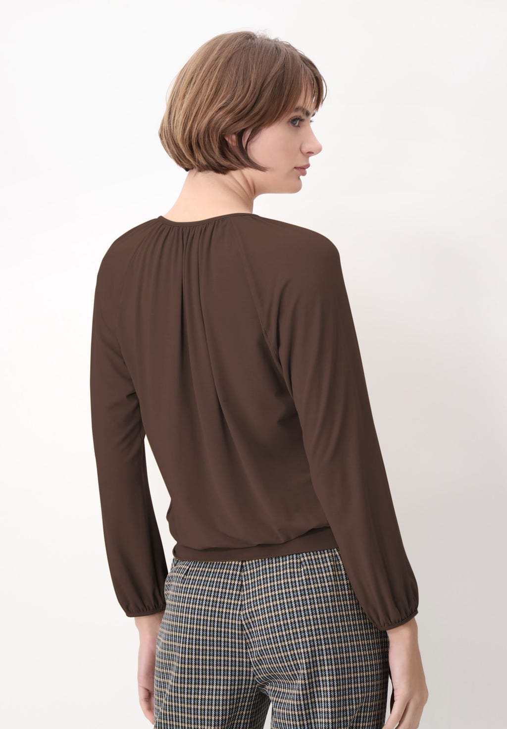 Perfect Line Stretch Modal Blouse