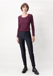 Leggings aus Stretch-Flanell Geometric