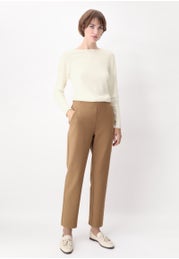 Leggings in Tessuto Crêpe Linea Dritta