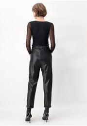 Comfort Trousers in Eco Leather Thermal Effect