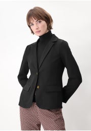 Giacca Blazer Slim in Maglia Elasticizzata