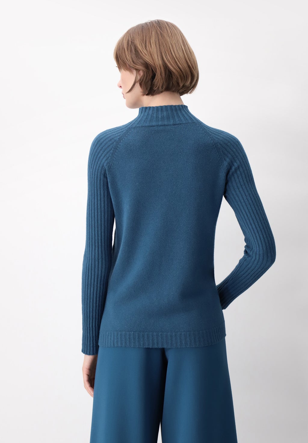Pull col montant en viscose et angora Comfy Knit