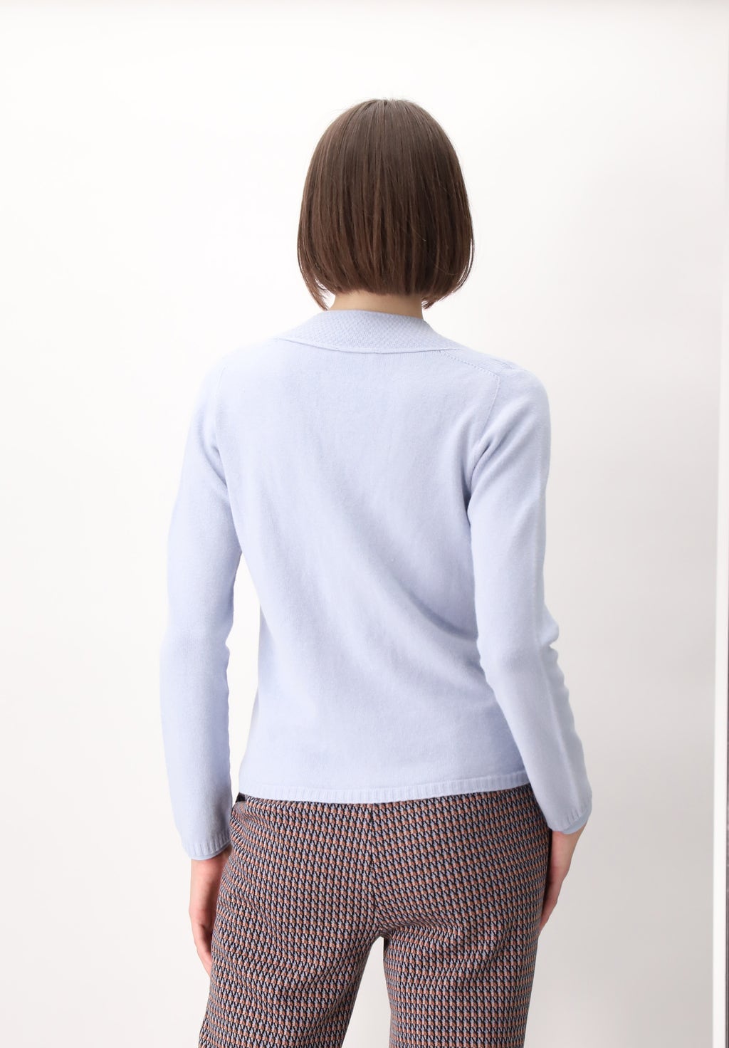 Strickjacke aus Viskose und Angora