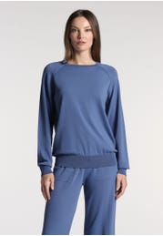 Maglia Manica Lunga in Maglia di Viscosa Boarding Pass Knit