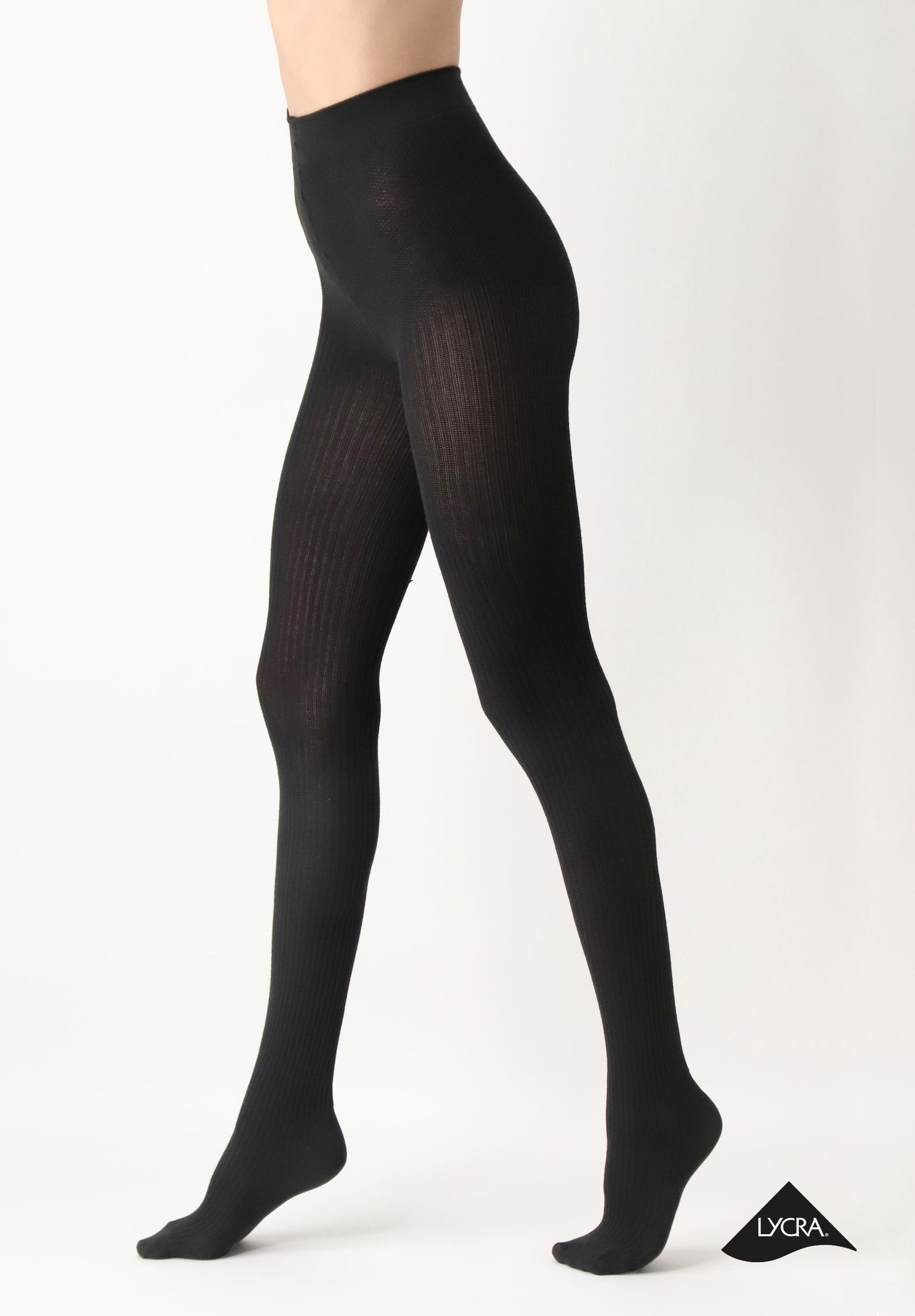 Opaque Tights Eco Sneakers Natural Rib Oroblu