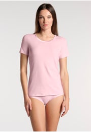 Maglia Manica Corta in Cotone e Modal Perfect Line Cotton