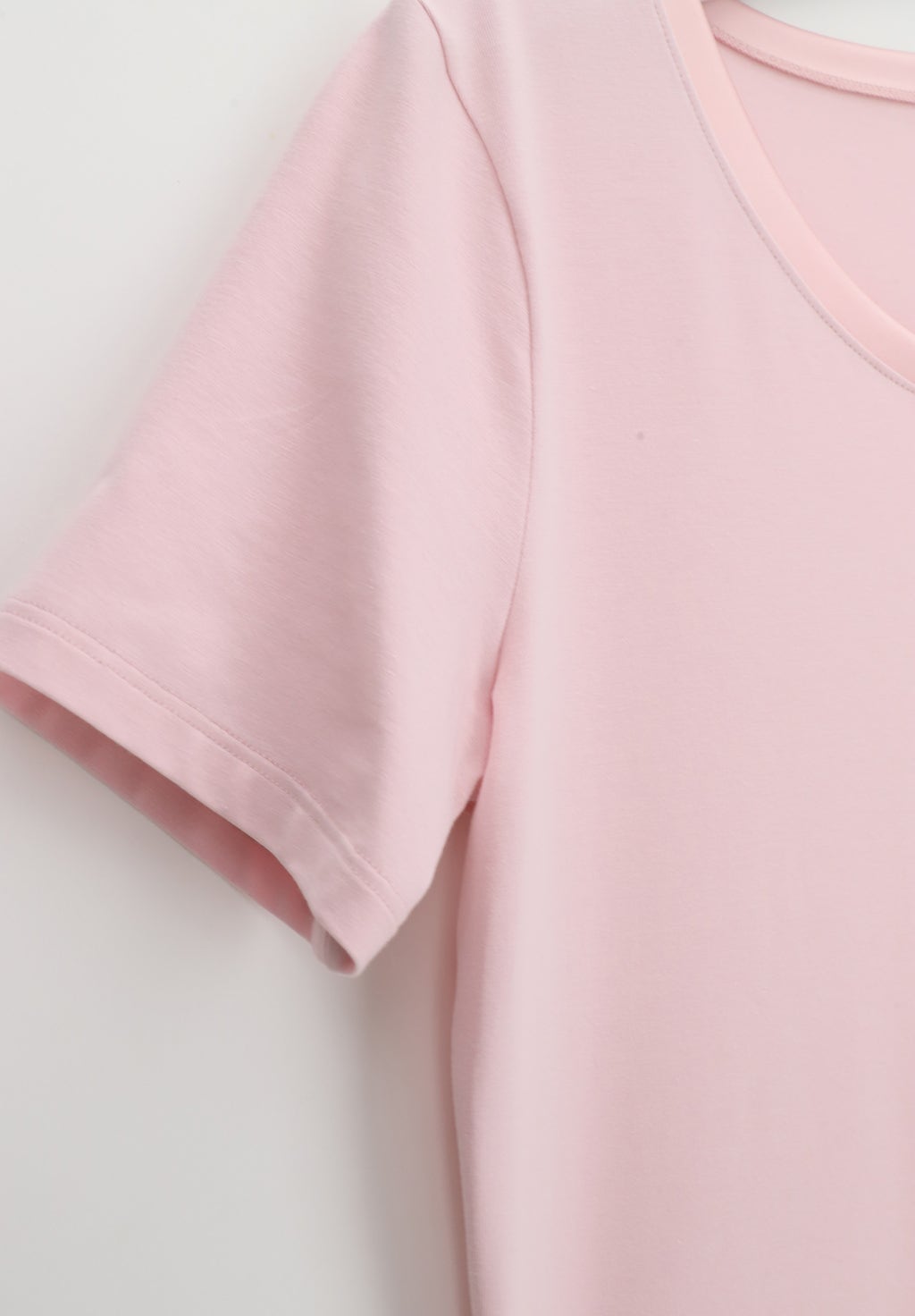 Maglia Manica Corta in Cotone e Modal Perfect Line Cotton